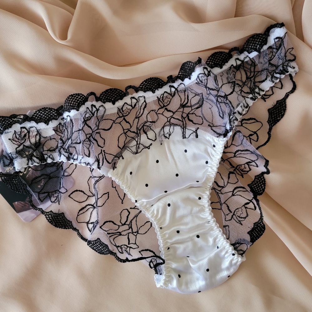 Polka Embroidered Panty